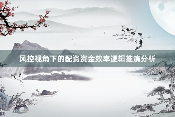 风控视角下的配资资金效率逻辑推演分析