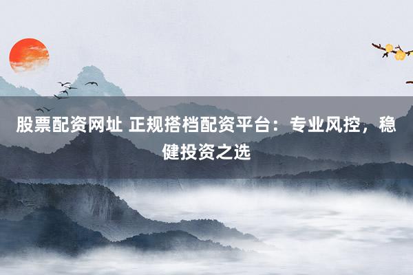 股票配资网址 正规搭档配资平台：专业风控，稳健投资之选